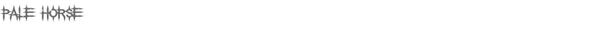 Pale Horse PaleHorse.ttf font preview