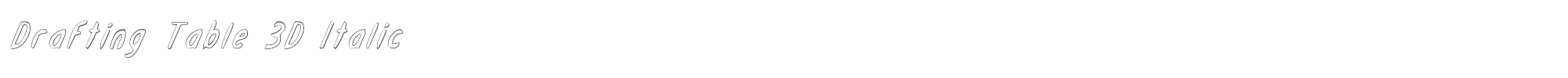 Drafting Table draftingboard3di.ttf font preview