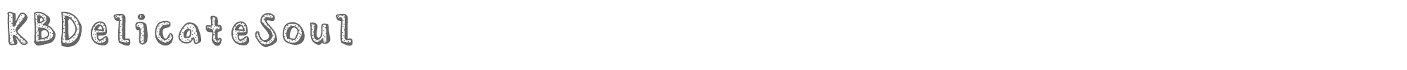 KB Delicate Soul KBDelicateSoul.ttf font preview