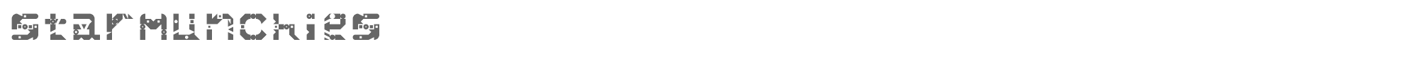 Starmunchies starmunchies.ttf font preview