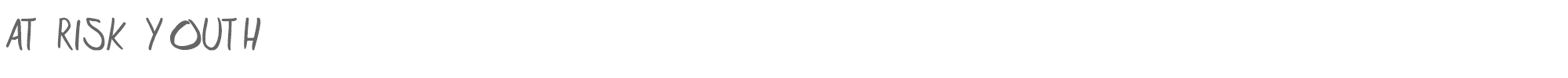 at risk youth atriskyouth.ttf font preview