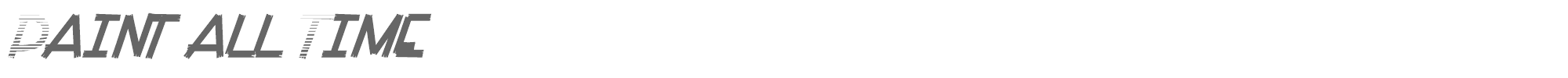 Paint all Time PAINT-ALL-TIME.ttf font preview