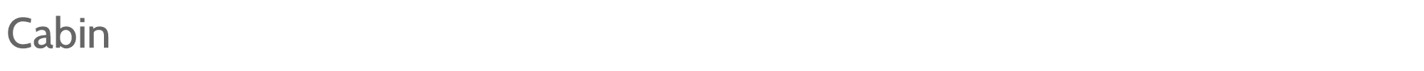 Cabin Cabin-Medium.ttf font preview
