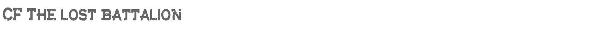 Sample characters CF The Lost Battalion Font