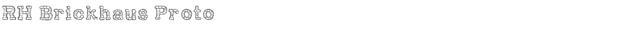 RH Brickhaus Proto RH_Brickhaus_Proto_VERTEBRA.ttf font preview