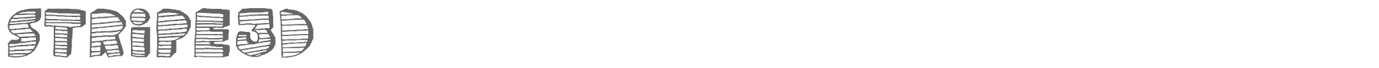 Stripe 3D stripe3D.ttf font preview