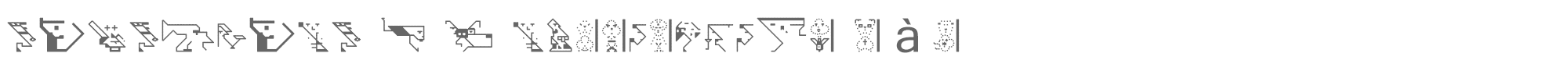 Sample characters Testament C / Neuroticons Font