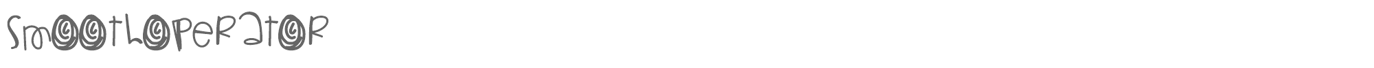 Smooth Operator SmoothOperator.ttf font preview