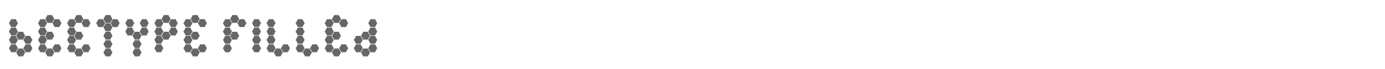 Beetype Beetype-Filled.otf font preview