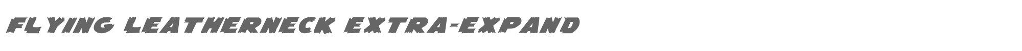 Flying Leatherneck flyingleatherv2extraexp.ttf font preview