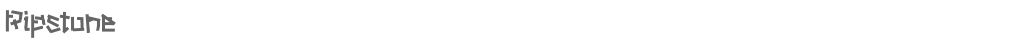 Ripstone Ripstone.ttf font preview