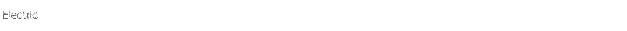 Sample characters Electric Font