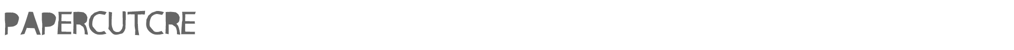 Papercut Cre PAPERCUTCRE.ttf font preview