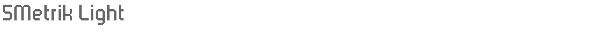 5 metrik 5metrik_light.ttf font preview