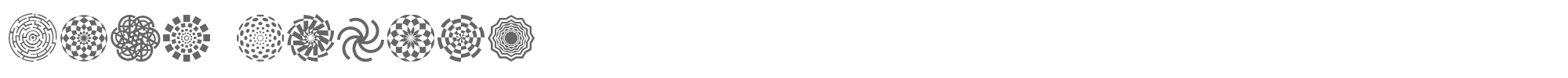 Wach Op-Art Wach-Op-art-symbols.ttf font preview