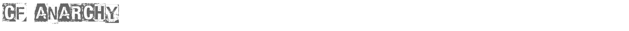 CF Anarchy CFAnarchy-Regular.ttf font preview