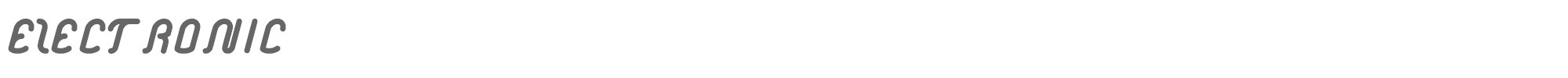 Electronic electronic.ttf font preview