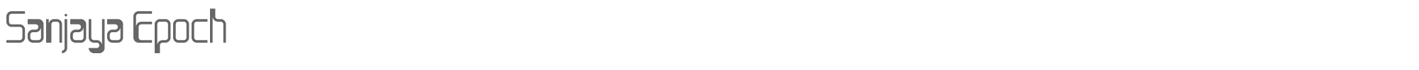 Sanjaya Epoch Sanjaya-Epoch.ttf font preview