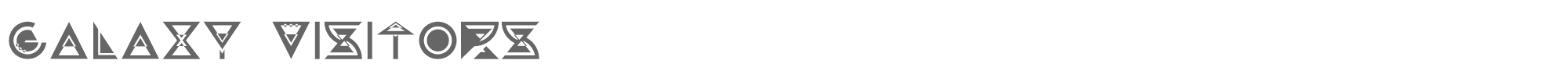 Galaxy Visitors GalaxyVisitors-Regular.otf font preview