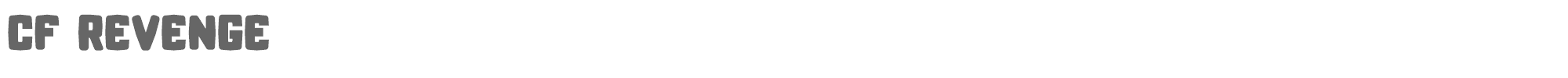 Sample characters CF Revenge Font