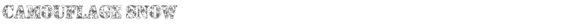 Camouflage CamouflageS.ttf font preview