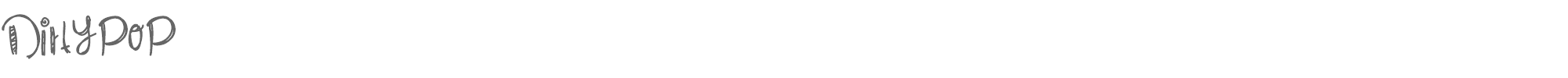 Dirty Pop DirtyPop.ttf font preview