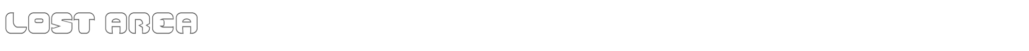 Lost Area LostArea.ttf font preview