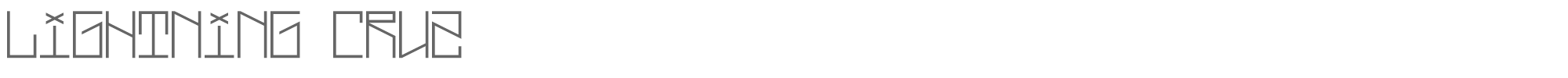 Lightning Cruz Lightning-Cruz.ttf font preview