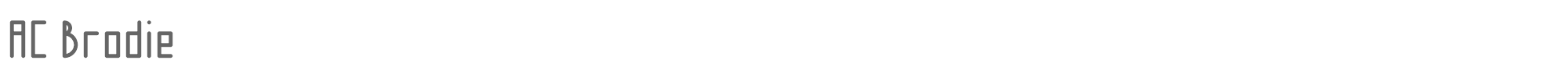 AC Brodie AC_Brodie.otf font preview