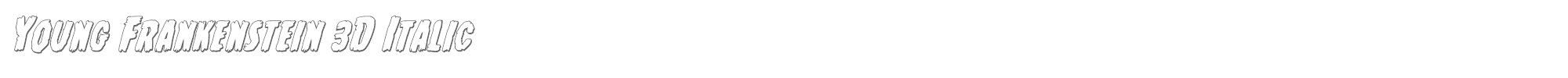 Young Frankenstein youngfrank3dital.ttf font preview