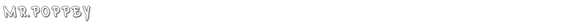 Mr.Poppey Mr.Poppey.ttf font preview
