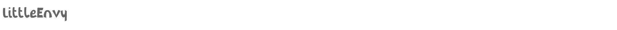 Little Envy LittleEnvyBETA.ttf font preview