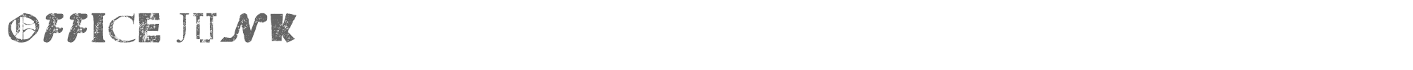 Office Junk OfficeJunk.ttf font preview