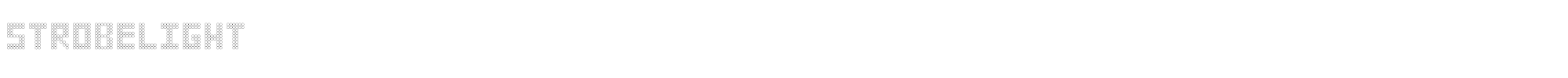 Strobelight Strobelight.ttf font preview