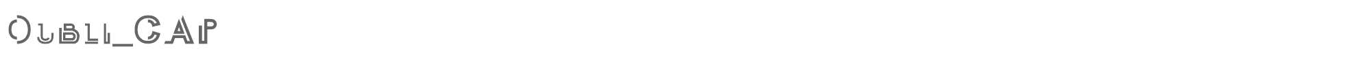 Oubli Cap Oubli_CAP.ttf font preview