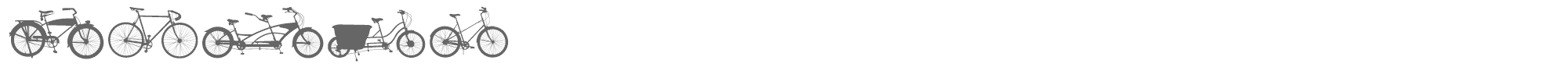 Bikes BIKES.ttf font preview