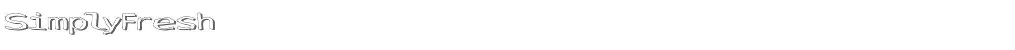 Simply Fresh SimplyFresh.ttf font preview