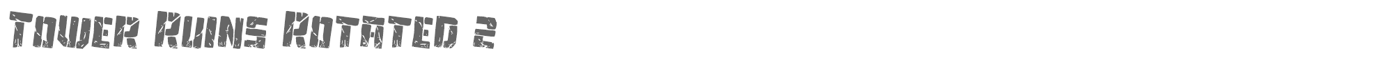 Tower Ruins towerruinsrotate2.ttf font preview