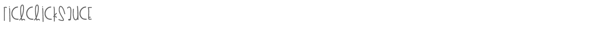Rich Chick Sauce RichChickSauce.ttf font preview