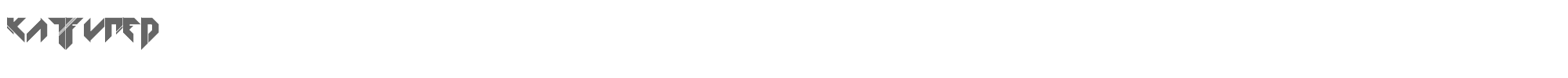 Sample characters Katfyred Font