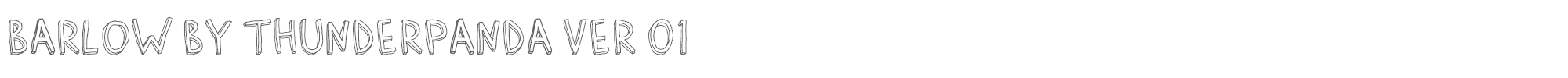 Barlow by Thunderpanda Barlow_by_Thunderpanda_ver01.ttf font preview