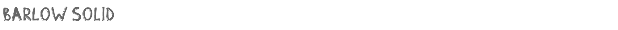Barlow by Thunderpanda Barlow_solid.ttf font preview