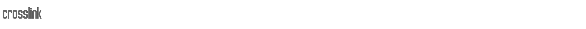 Sample characters Crosslink Font