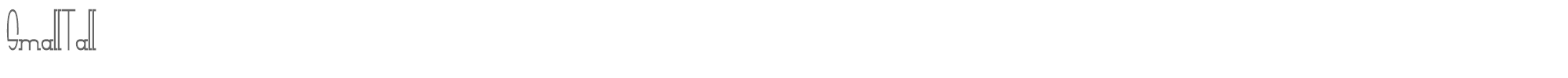 Sample characters Small Tall Font