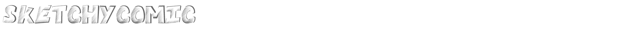 Sketchy Comic SketchyComic.ttf font preview