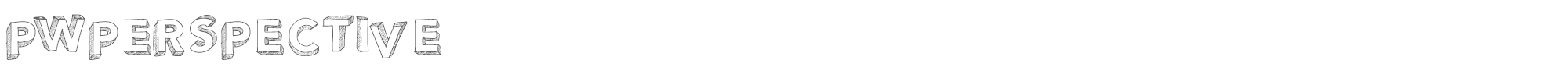 PW Perspective PWPerspective.ttf font preview
