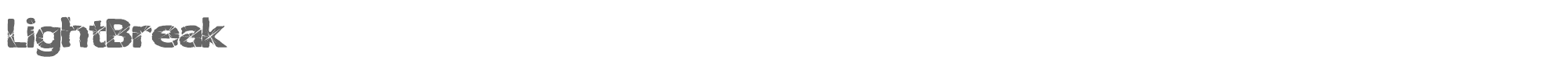 Light Break LightBreak.ttf font preview