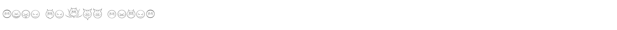 Some Devil Faces somedevilfaces-Regular.ttf font preview