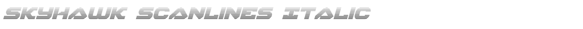 Skyhawk skyhawkscanital.ttf font preview