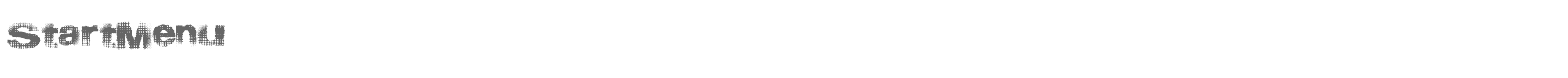 Start Menu StartMenu.ttf font preview